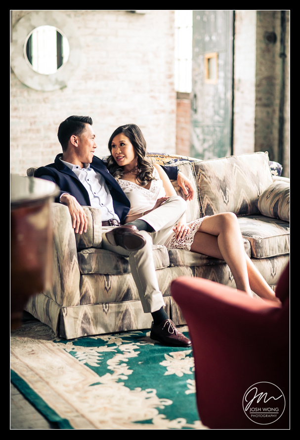 A Rustic Inspirational Engagement and Lifestyle Photoshoot at The Metropolitan Building, Long Island City New York by Top NY wedding and engagement photographer Josh Wong Photography