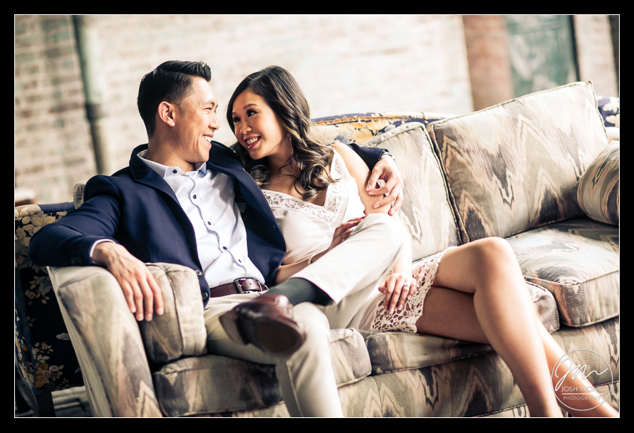 A Rustic Inspirational Engagement and Lifestyle Photoshoot at The Metropolitan Building, Long Island City New York by Top NY wedding and engagement photographer Josh Wong Photography