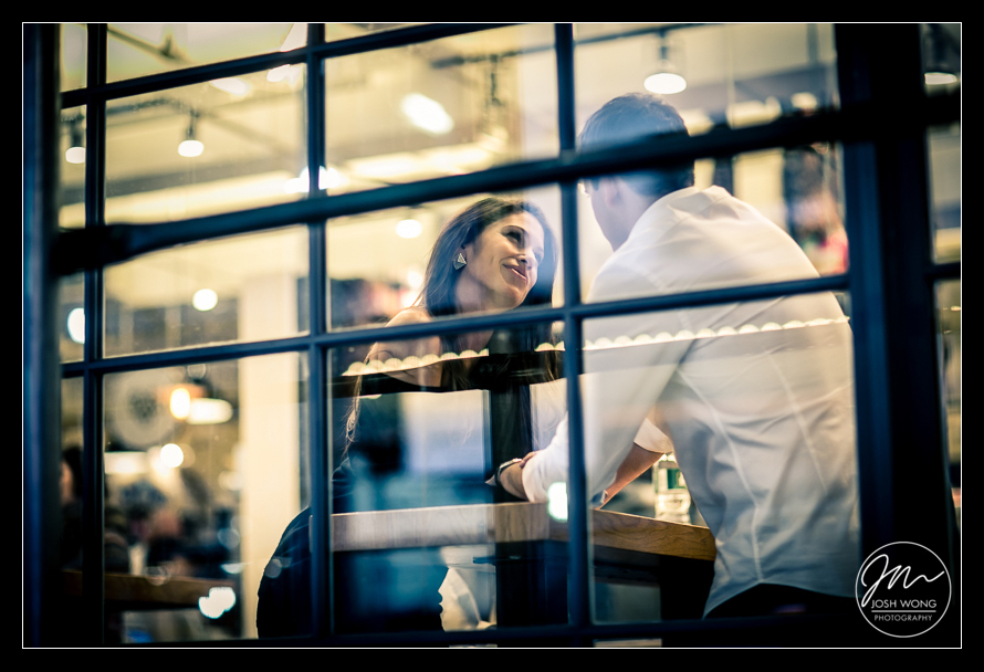 A New York Engagement and Lifestyle Photoshoot in the Meat Packing District in New York City with top engagement photographer Josh Wong Photography