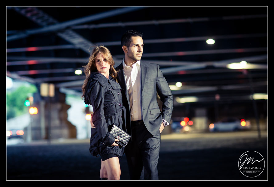 Edgy lifestyle photo shoot with one of Brooklyn's best engagement photographer Josh Wong