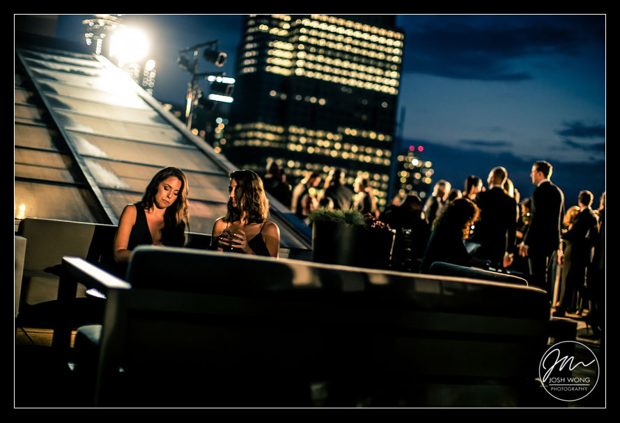 Tribeca Rooftop Wedding in New York City, wedding pictures by Josh Wong Photography