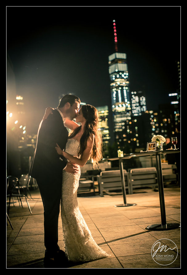 Tribeca Rooftop Wedding in New York City, wedding pictures by Josh Wong Photography