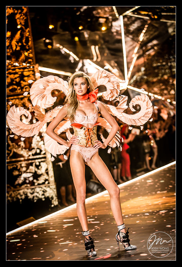 Stella Maxwell walks the runway at the 2018 Victoria's Secret Fashion Show at Pier 94 on November 8, 2018 in New York City