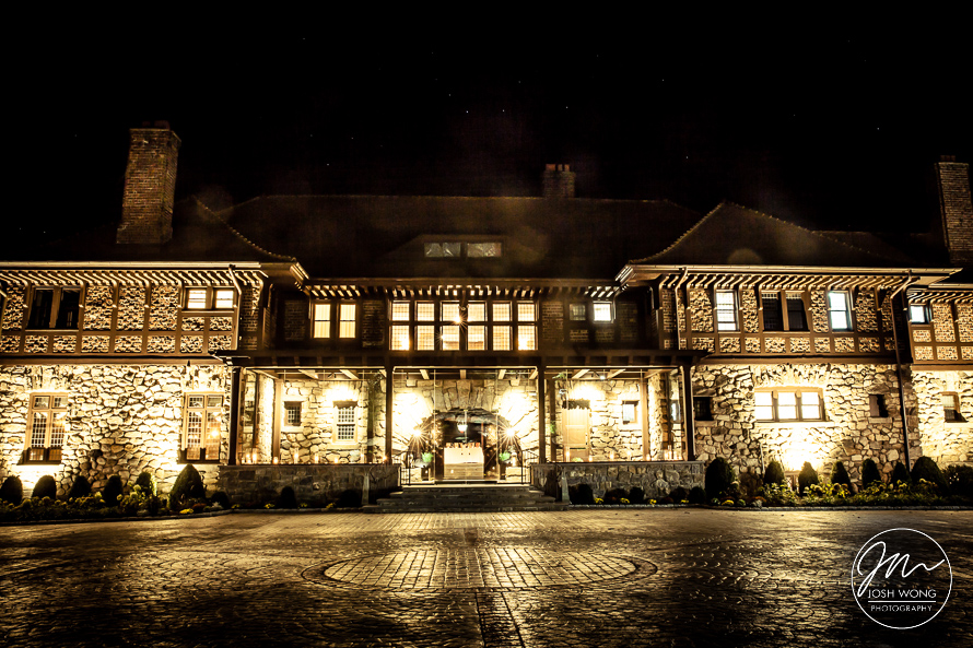 The beautiful evening photo of Le Chateau