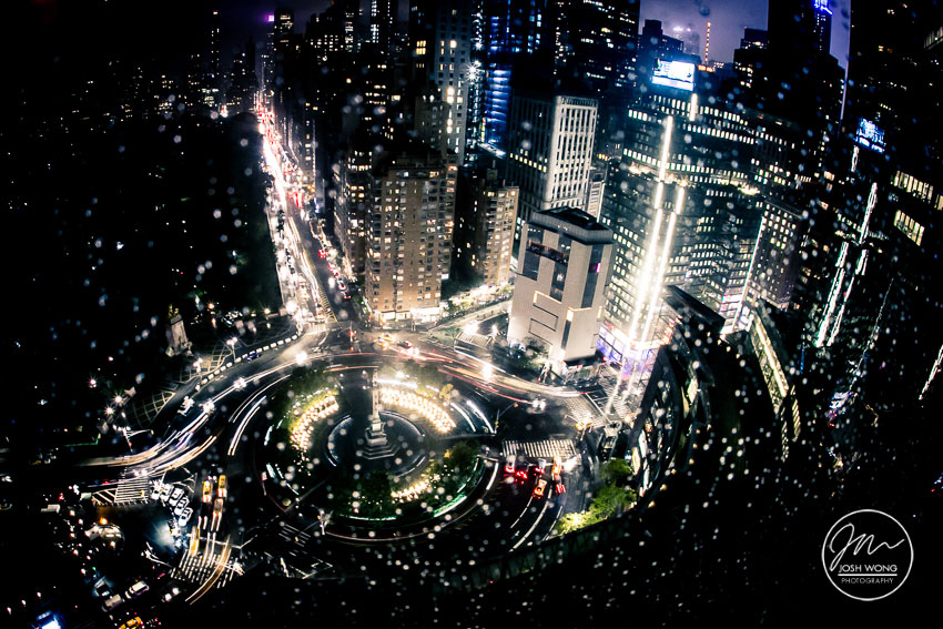 View of Columbus Circle from the Mandarin Oriental