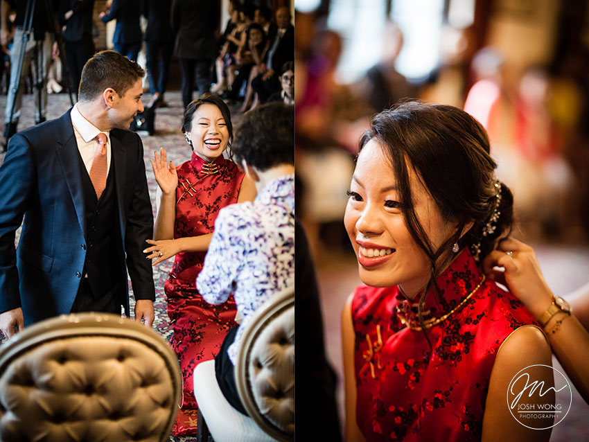 A traditional Chinese wedding tea ceremony at Pleasantdale Chateau. photos by NJ Wedding Photographer Josh Wong 