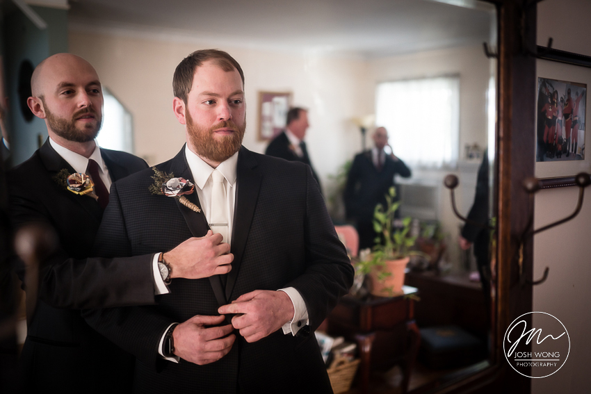 Stephanie and Christopher's wedding at Leonard's Palazzo and Notre Dame R.C Church | Great Neck, New York . Wedding pictures by Josh Wong Photography