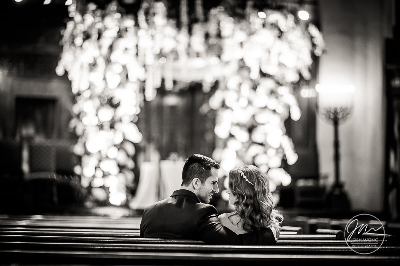 Bride and Groom wedding photos. A Jewish wedding at the Temple of Israel in Lawrence, NY by top New York Wedding Photographers Josh Wong Photography