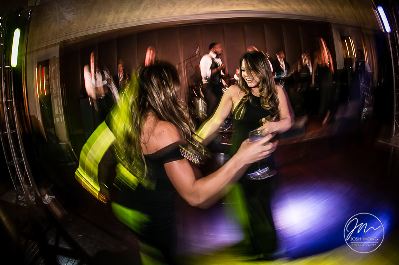 The dance floor was rocking. A Temple of Israel Lawrence NY Wedding by award winning wedding photographer Josh Wong Photography