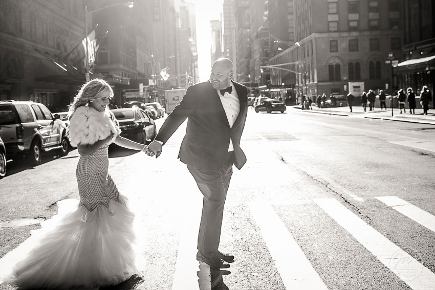 Classic and timeless New York City Street Style wedding photos by top NY wedding and fashion photographer Josh Wong Photography