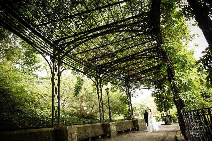 Conservatory Garden Central Park Conservancy Weddings by Central Park Wedding Photographer Josh Wong Photography