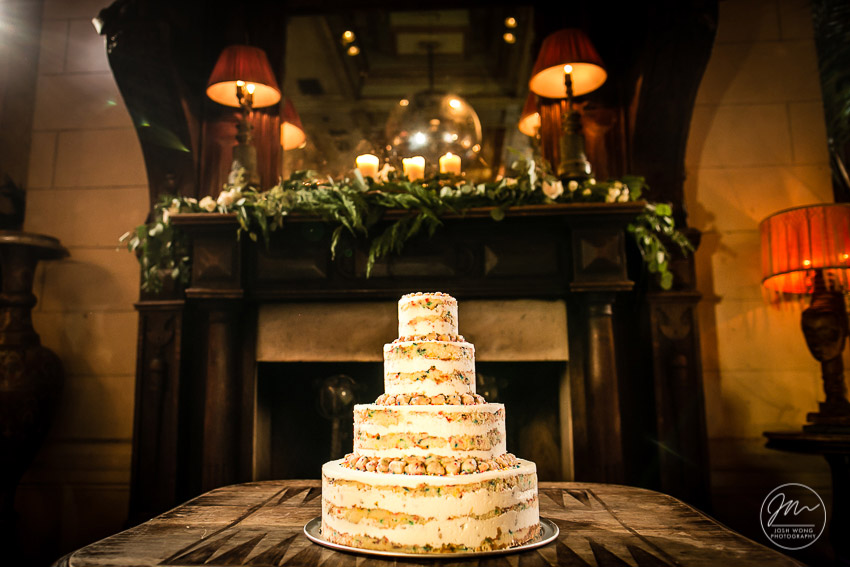 A 4-Tiered Milk Bar Momofuku Wedding Cake. Wedding pictures by Josh Wong Photography.