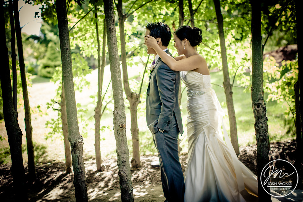Grounds for Sculpture Museum New Jersey Wedding. Wedding pictures by New Jersey Wedding Photographers Josh Wong Photography