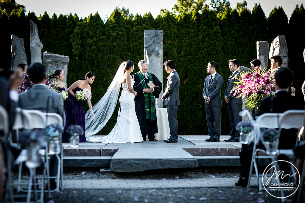 Grounds for Sculpture Museum New Jersey Wedding. Wedding pictures by New Jersey Wedding Photographers Josh Wong Photography