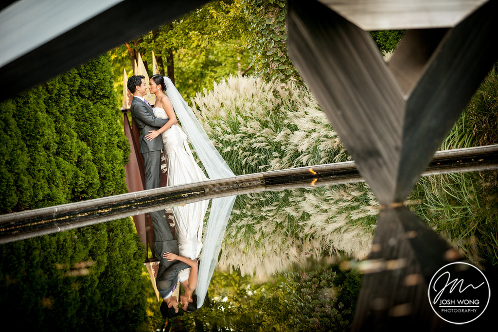 Grounds for Sculpture Museum New Jersey Wedding. Wedding pictures by New Jersey Wedding Photographers Josh Wong Photography