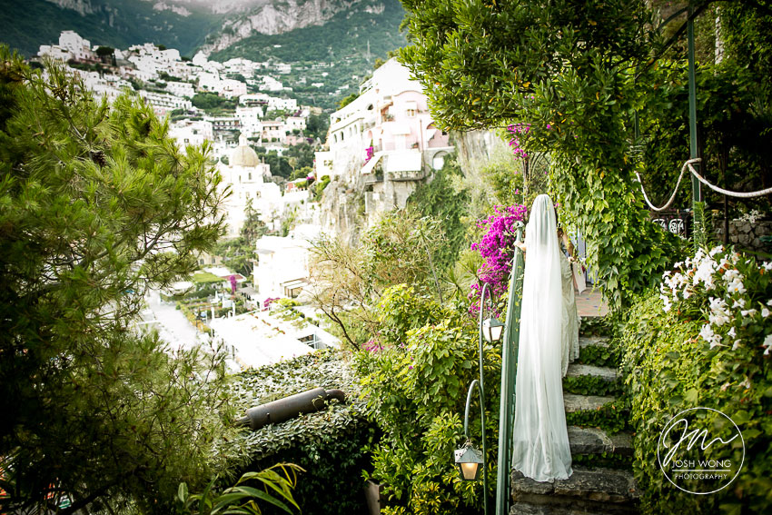 The steps in Positano - Destination Wedding Photography