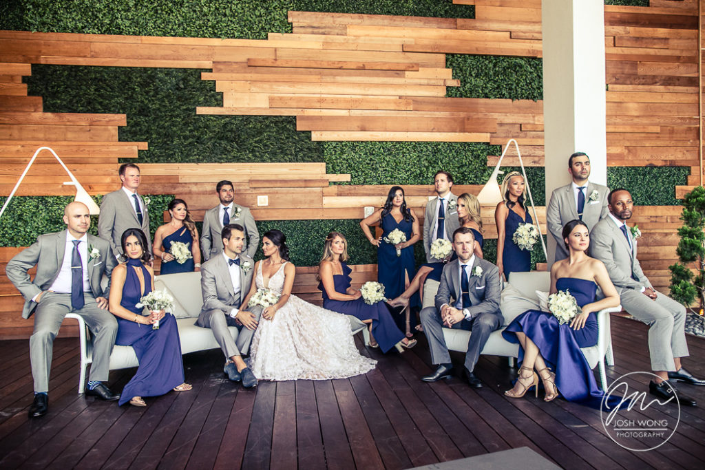 The signature Josh Wong Vanity Fair Styled bridal party photoshoot by top fashion and wedding photographer Josh Wong Photography