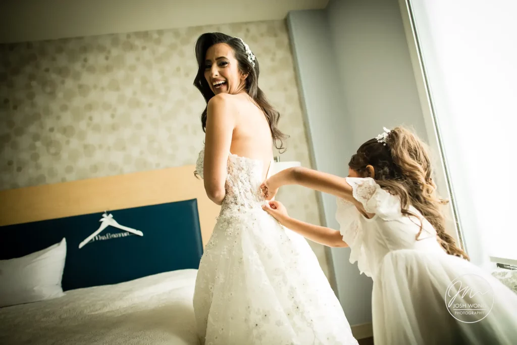 Best wedding candid moments. A Nanina's In the Park Wedding photographed by New Jersey's top wedding photographer Josh Wong.