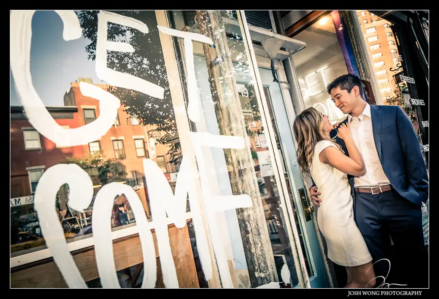 West Village engagement photos by Josh Wong Photography